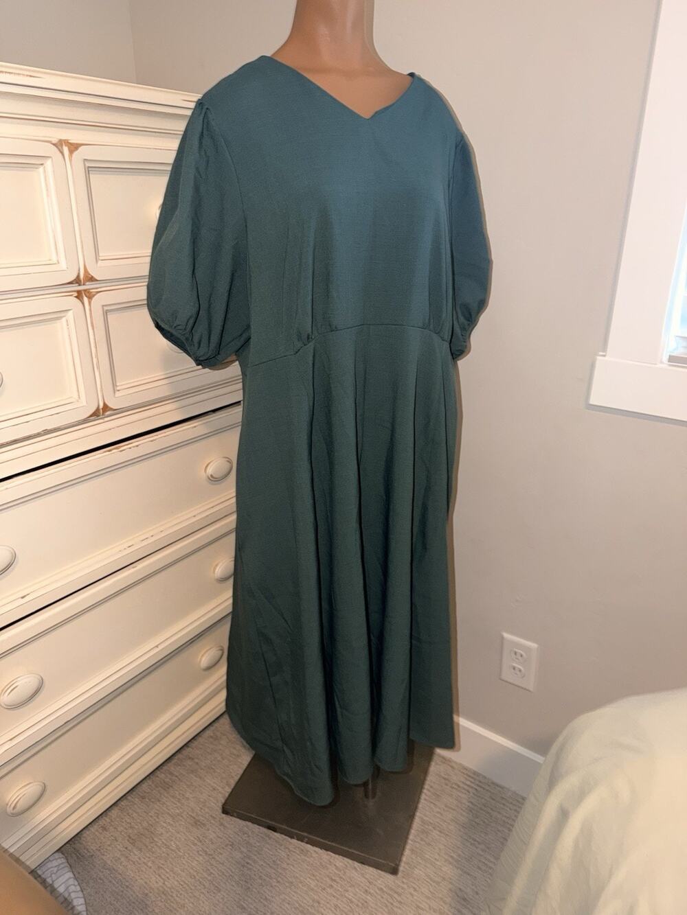 Solid Green Dress Maxi (FLDS costume Polygamy) Size XXL